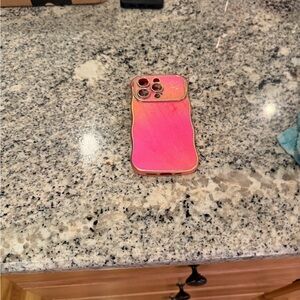 Pink and Gold Phone Case